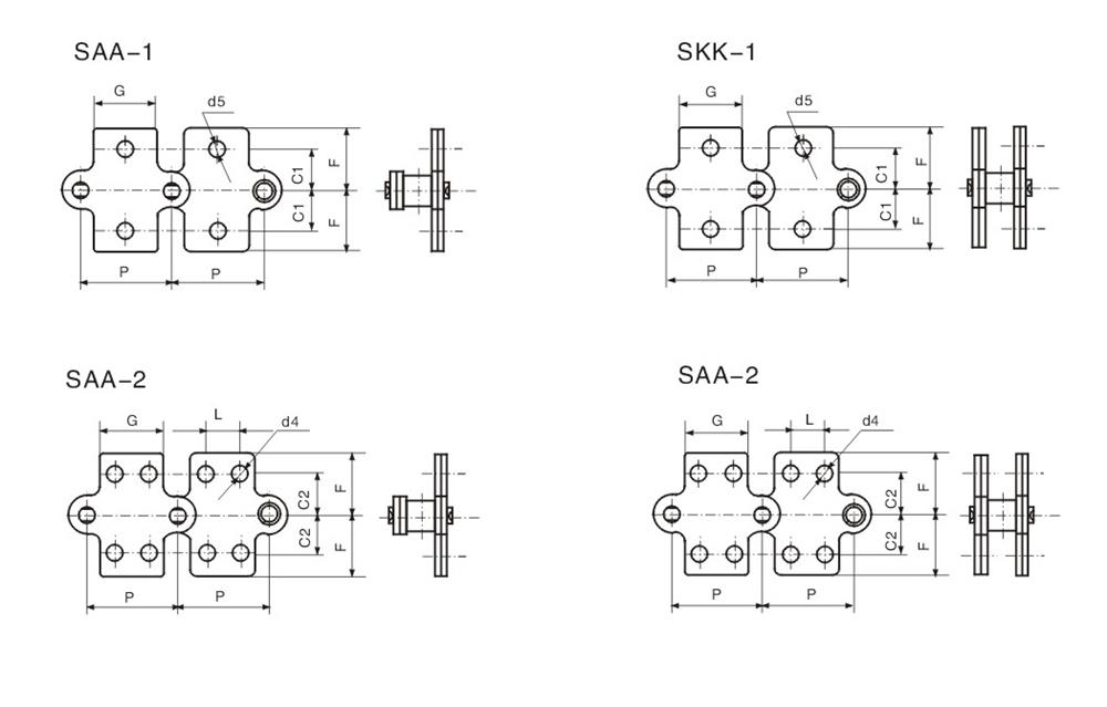 4不銹鋼雙節距輸送鏈附件 Stainless steel double pitch conveyor chain attachments-1.jpg