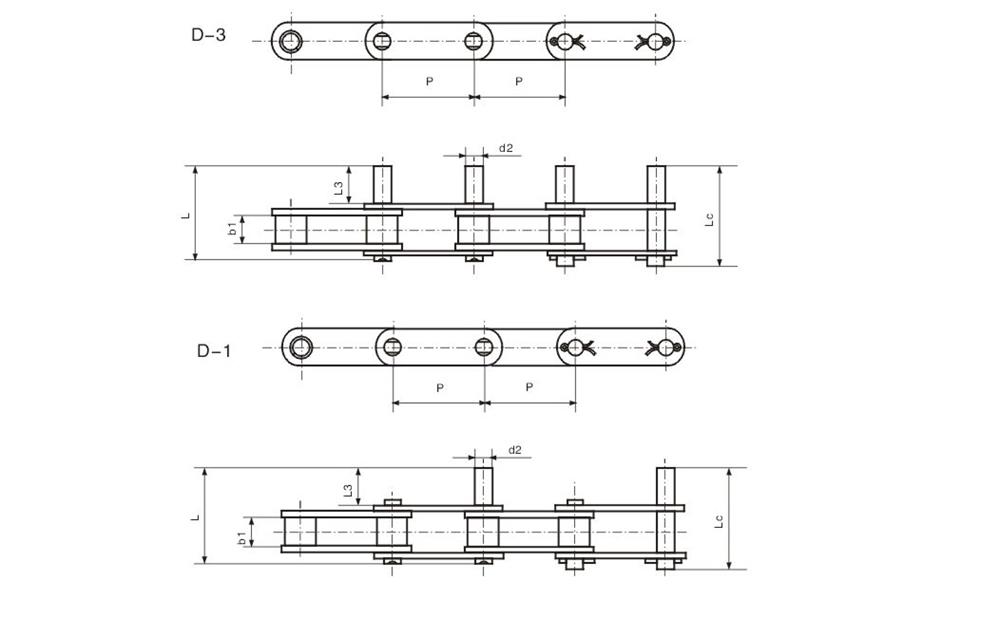 5不銹鋼雙節(jié)距輸送鏈加長銷鏈 Stainless steel double pitch conveyor chain with extended pins-1.jpg